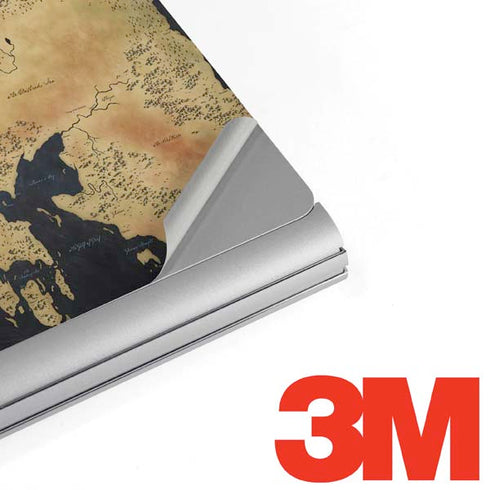 Game of Thrones: Westeros Map Surface Book 2 15in Skin